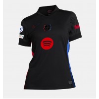 Maglia Calcio Barcelona Frenkie de Jong #21 Seconda Divisa Donna 2024-25 Manica Corta